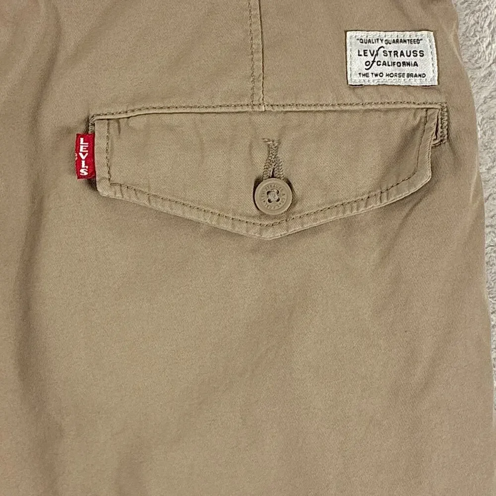 Levis XX Chino Pants Mens 31x30 (32x28) Beige Authentic Relaxed Workwear Classic